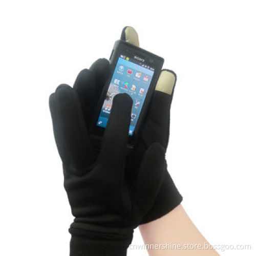 Thick gloves with 2-finger screen touch 250GSM Dry Plus Fleece, OEM for iPhones